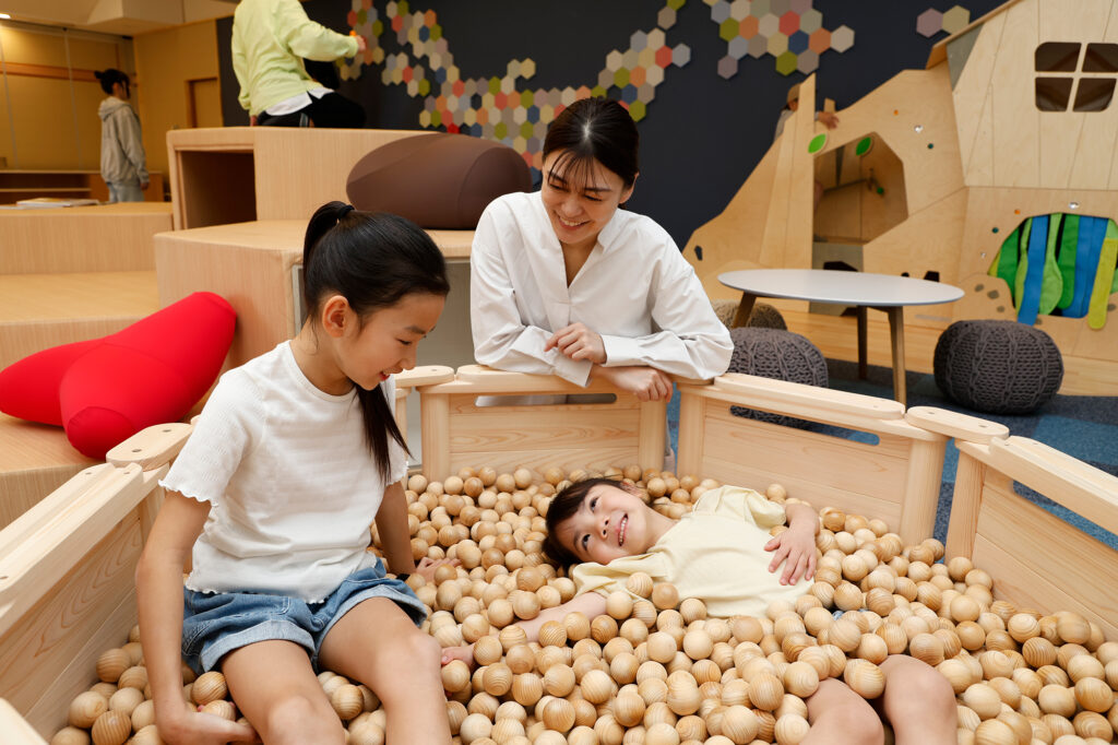 親子で過ごせるキッズルーム