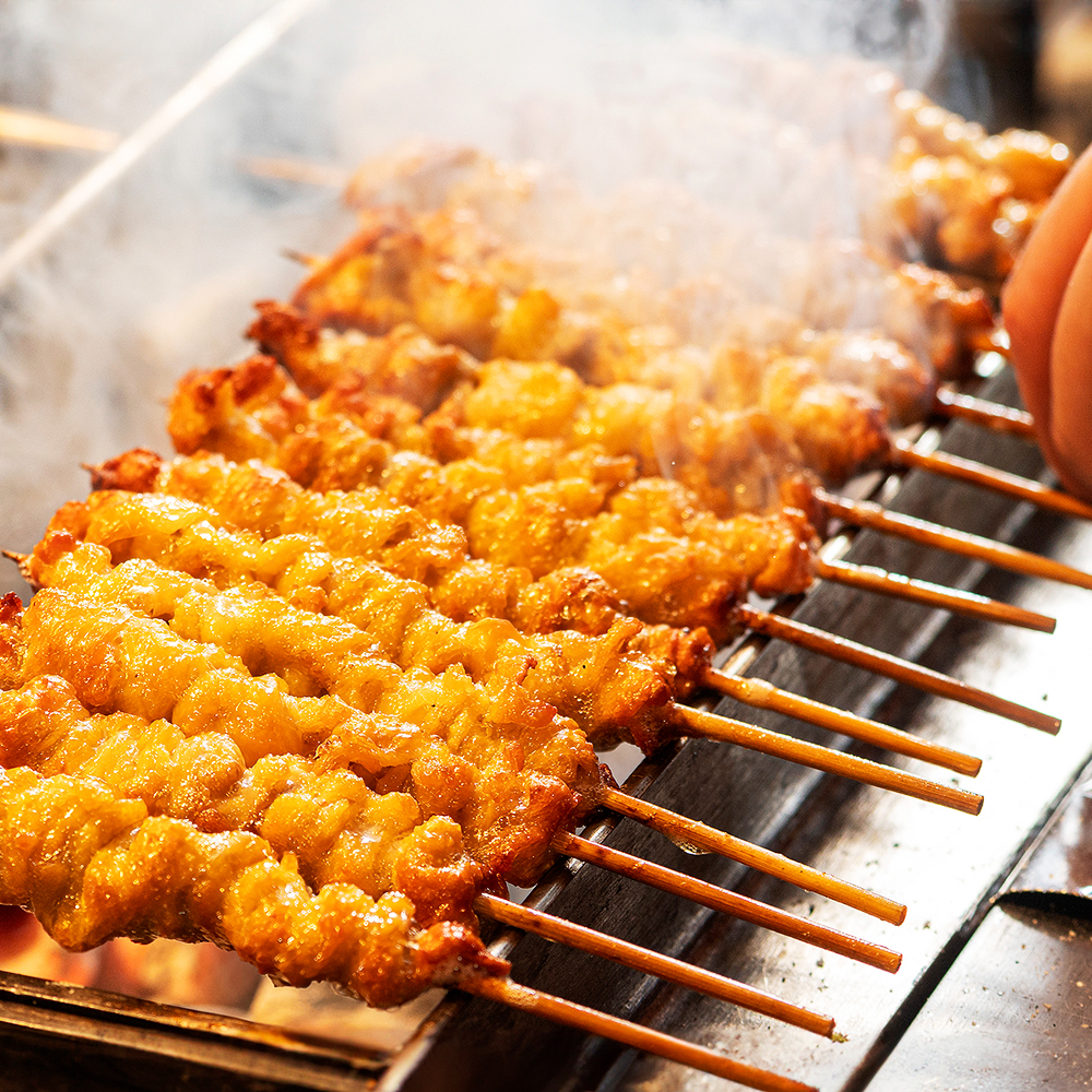 屋台文化の代表格「博多とり皮」のイメージ