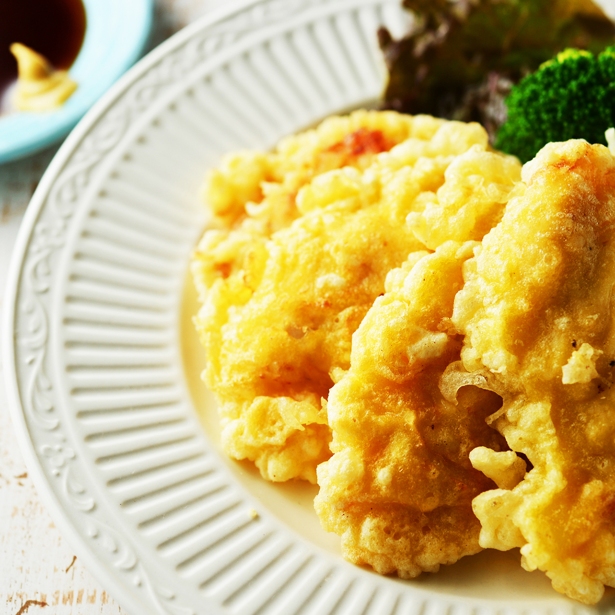 ポン酢とからしで食べるのが大分流