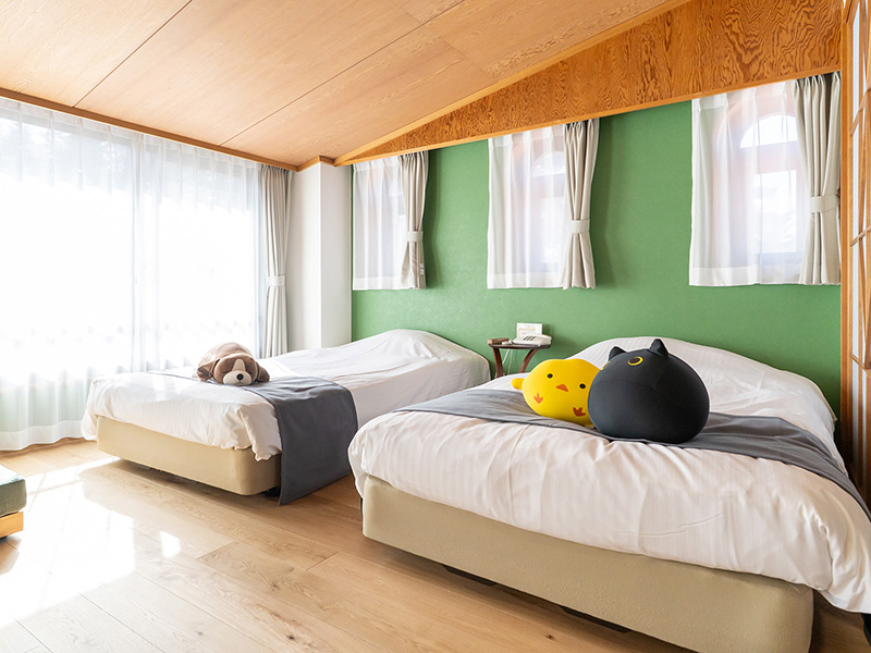 【2/27配信プレスリリース】家族旅行・赤ちゃん連れに対応、八ヶ岳 ホテル風か「デラックスファミリールーム」を新設